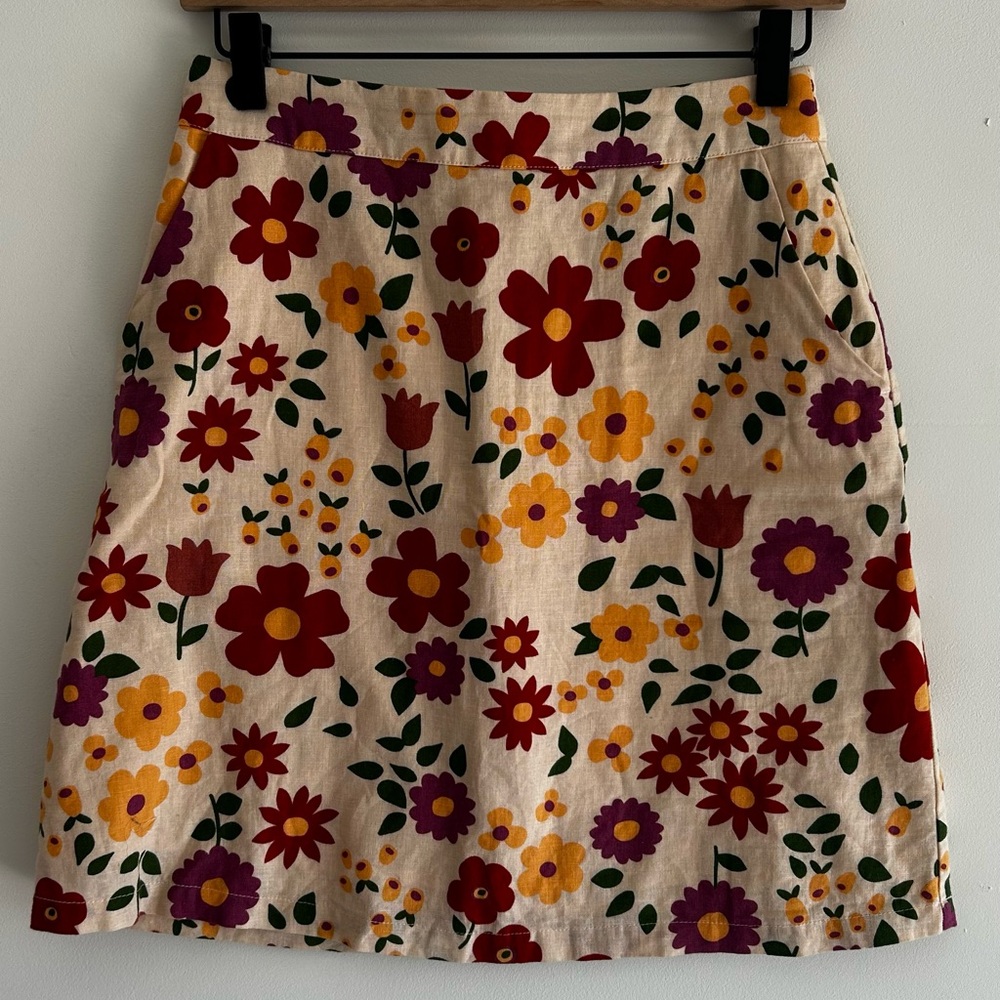 ModCloth Princess Highway Floral Skirt